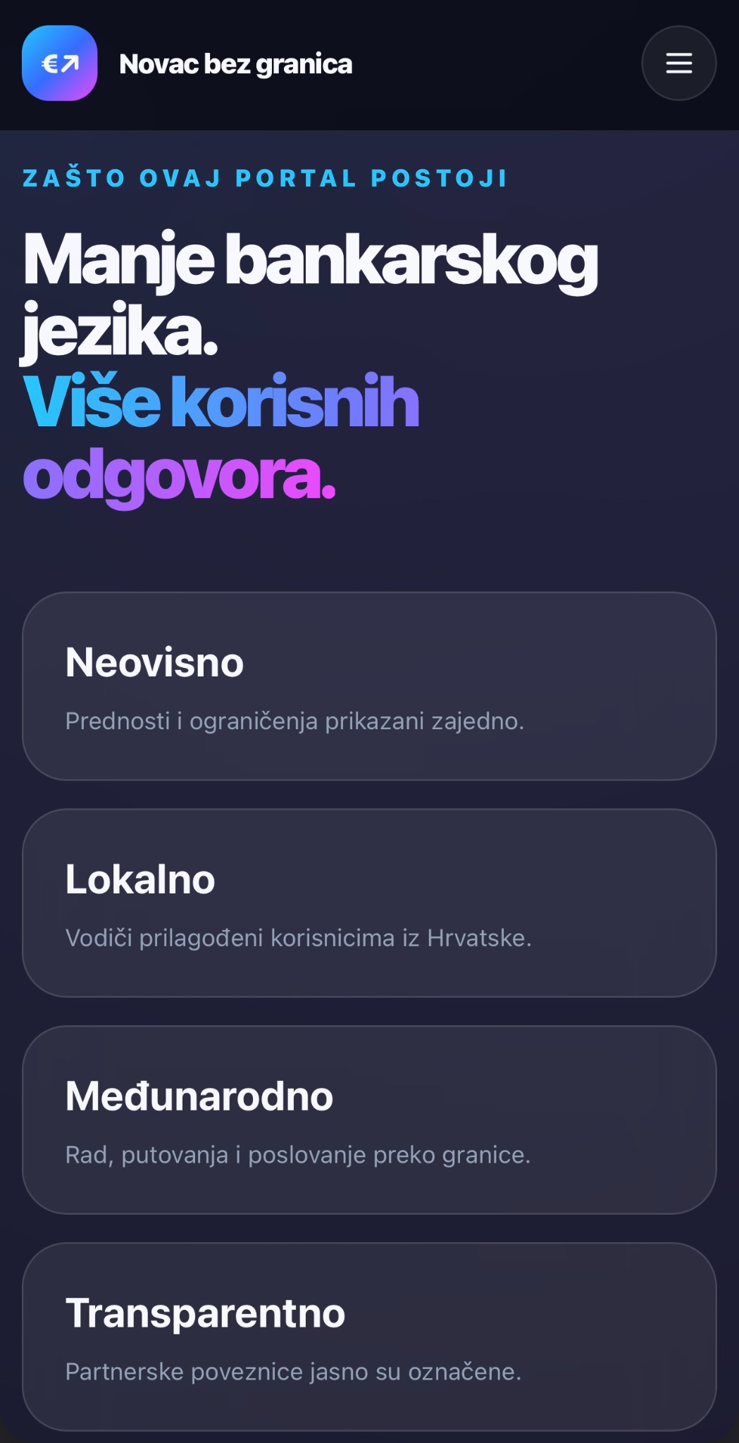 Novac bez granica